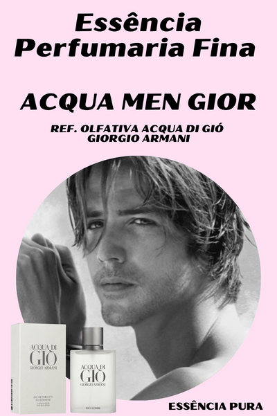 Essência Perfume Acqua Men Gior (Acqua Di Gió/Giorgio Armani)