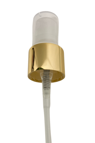 Válvula Spray Com Tampa transparente Dourada R18