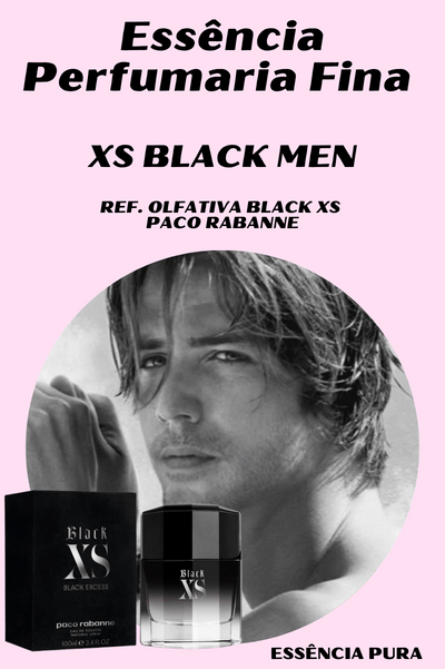 Essência Perfume XS BLACK MEN( BLACK XS /PACO RABANNE)