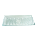 Travessa De Cristal Lys 34cmx17cmx3cm